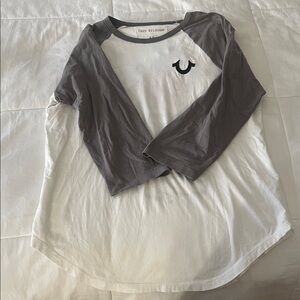 True Religion Two-Tone Raglan Shirt